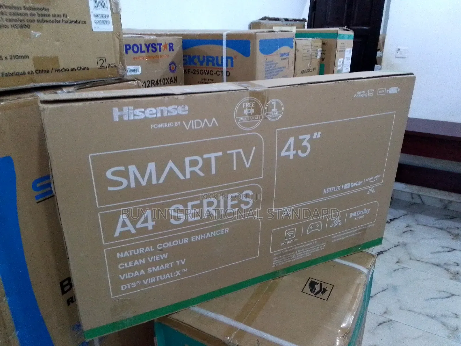 Hisense 43-Inch Smart Tv Google Assistant Alexa Compatible