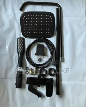 Original Black Standing Shower Set