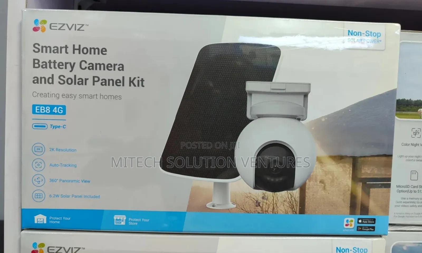 Ezviz 4g Smart Home Solar Camera