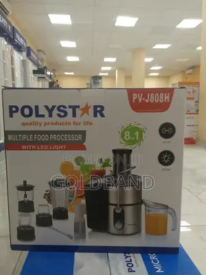 Polystar Juice Food Processor With Blender Jar | Pv-J808h