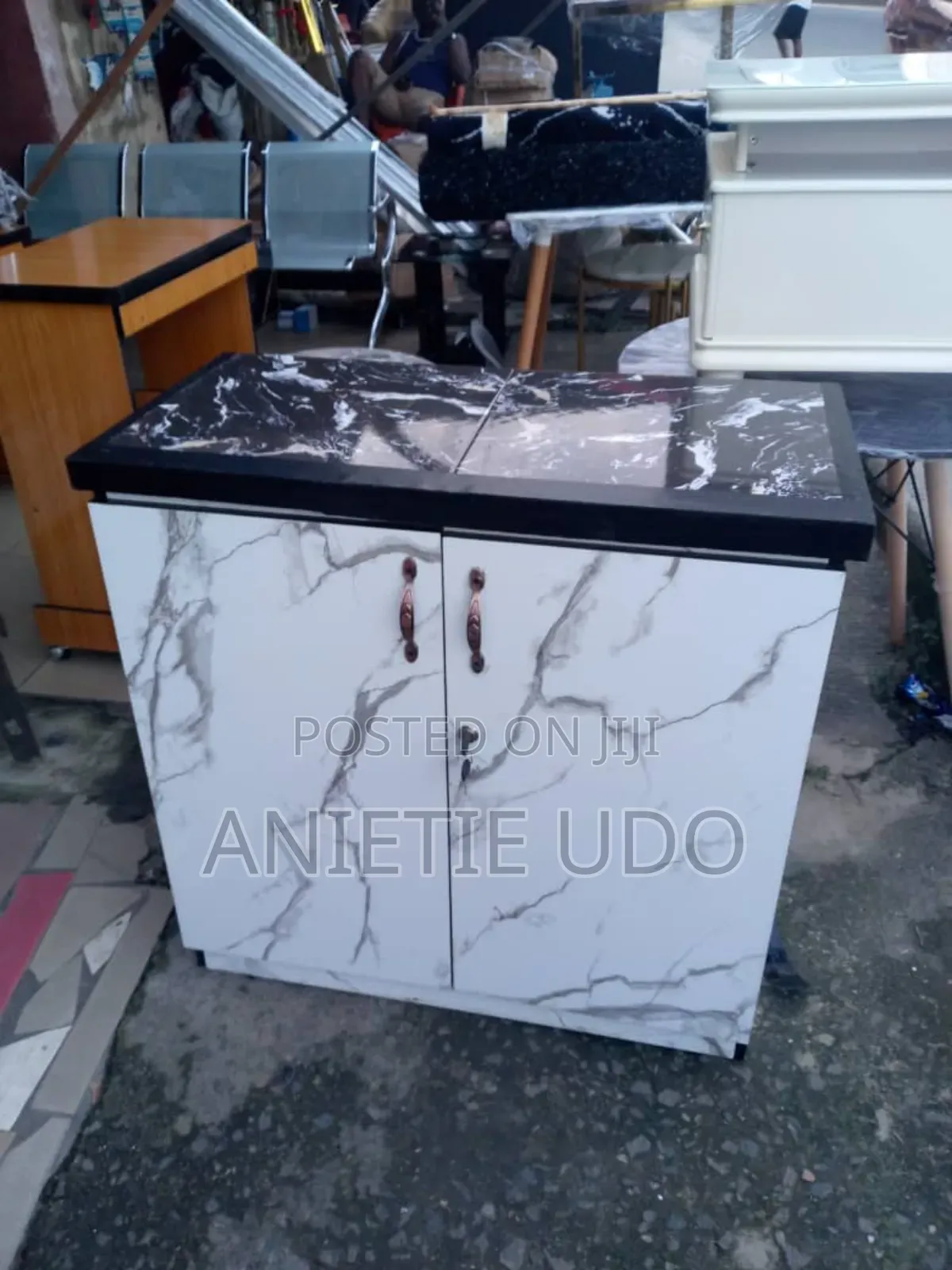 Marble Top Cabinet