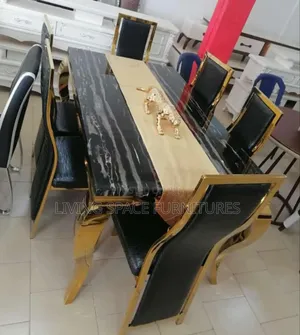 Standard Marble Top Dining Set by 6seaters