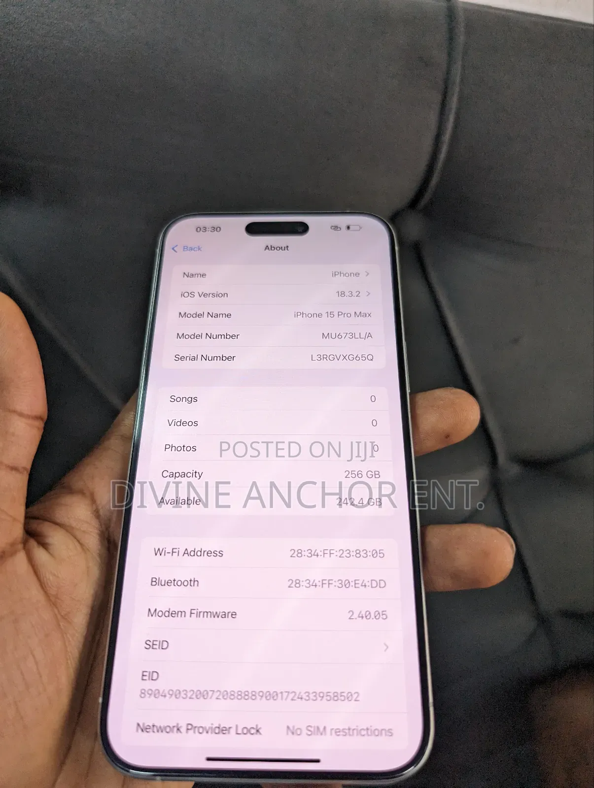 Apple iPhone 15 Pro Max 256 GB White