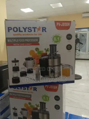 Polystar 8in1high-Performance Food Processor Pv-J808h