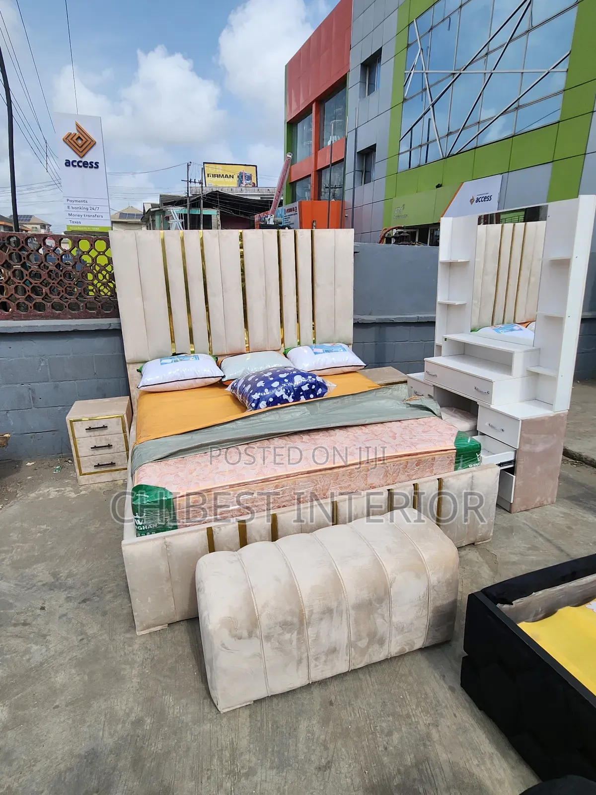 6ft Tall 6by6 Complete Set of Bed.