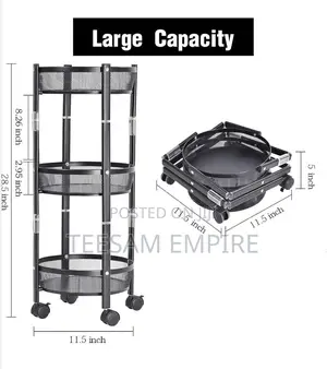 Kitchen Foldable Storage Rack