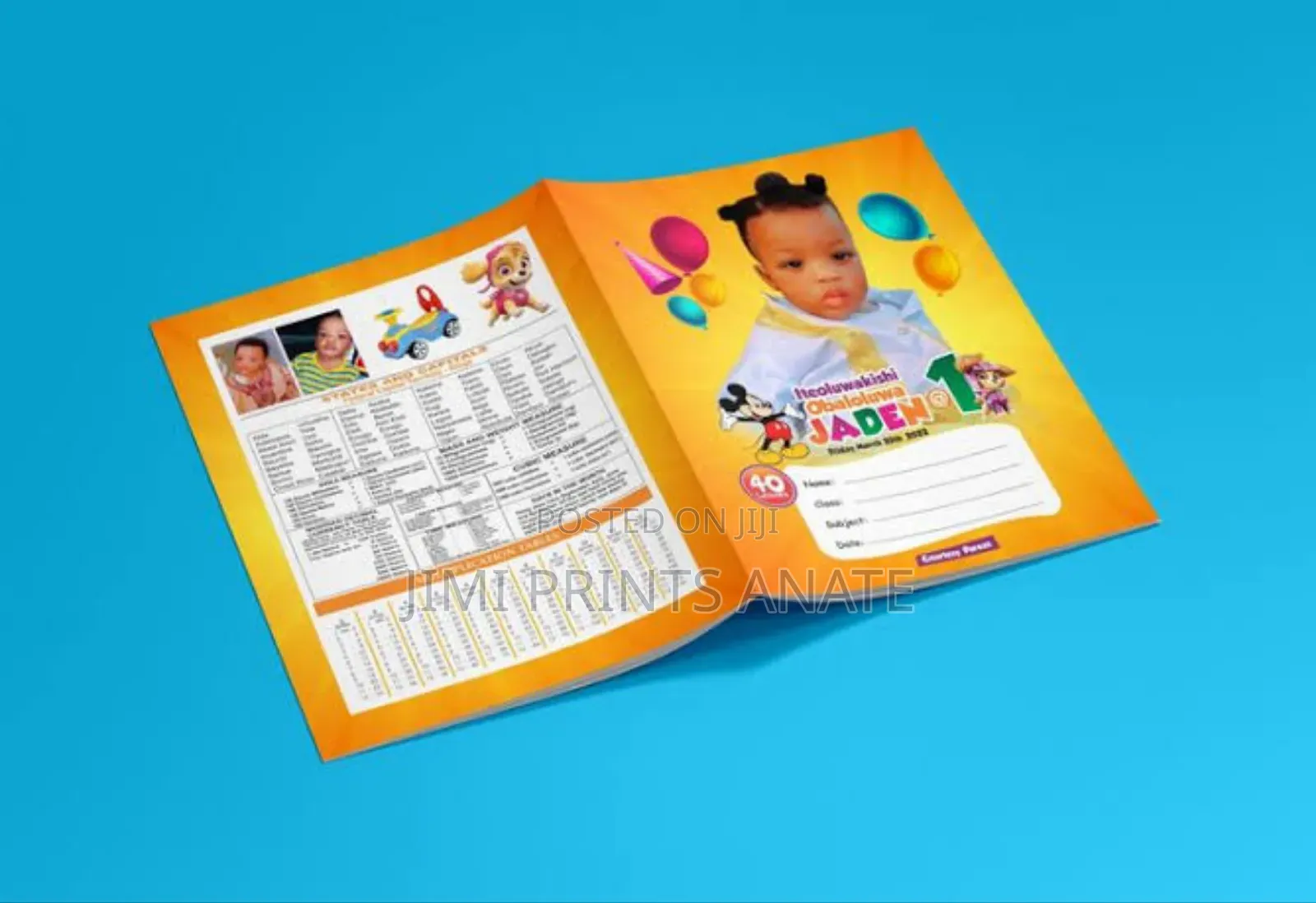 School Big Note and Program