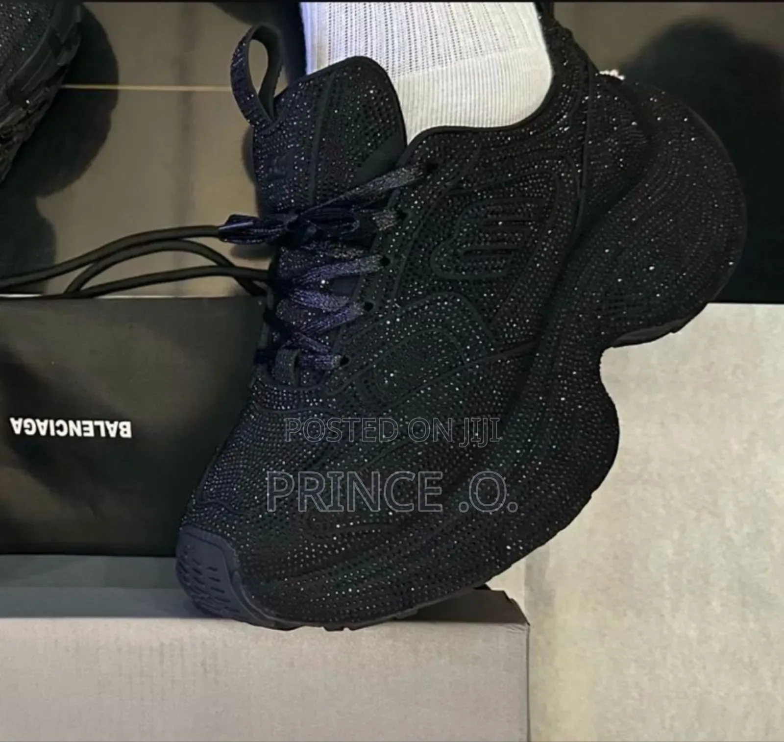 Crystal Black  Balenciaga Sneakers