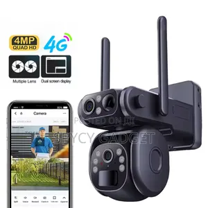 Smart 4g Dual Lens Solar Powered Security Camera