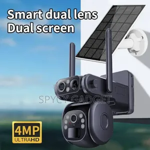Smart 4g Dual Lens Solar Powered Security Camera