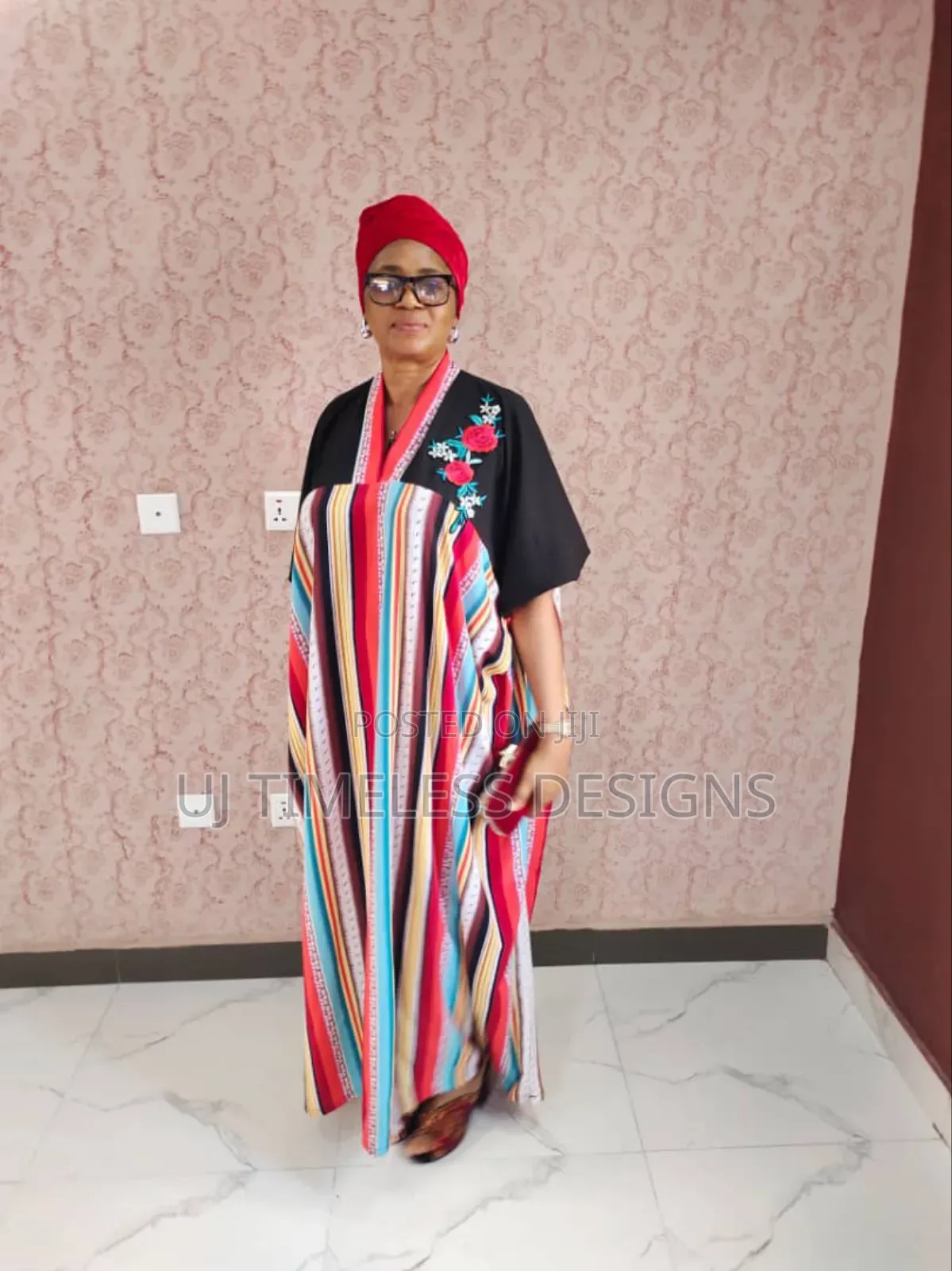 Long Bubu Gown With Flower