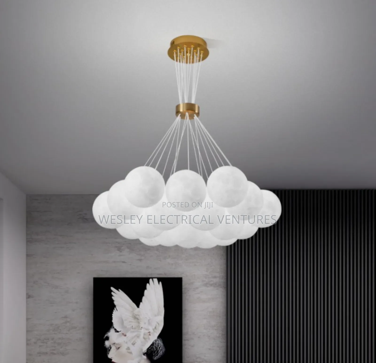Led Pendant Chandelier Light, Multiple Balls