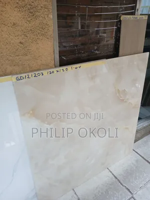 120x120 Carrara Gold Floor Tiles