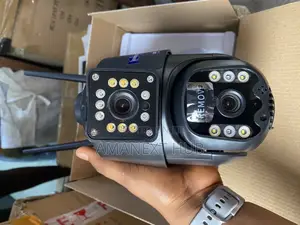 Dual Lens CCTV Camera (Accepts All Sim Cards)