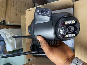 2in1 Lens CCTV Camera It Accepts All Sim Card(App: Escloud)