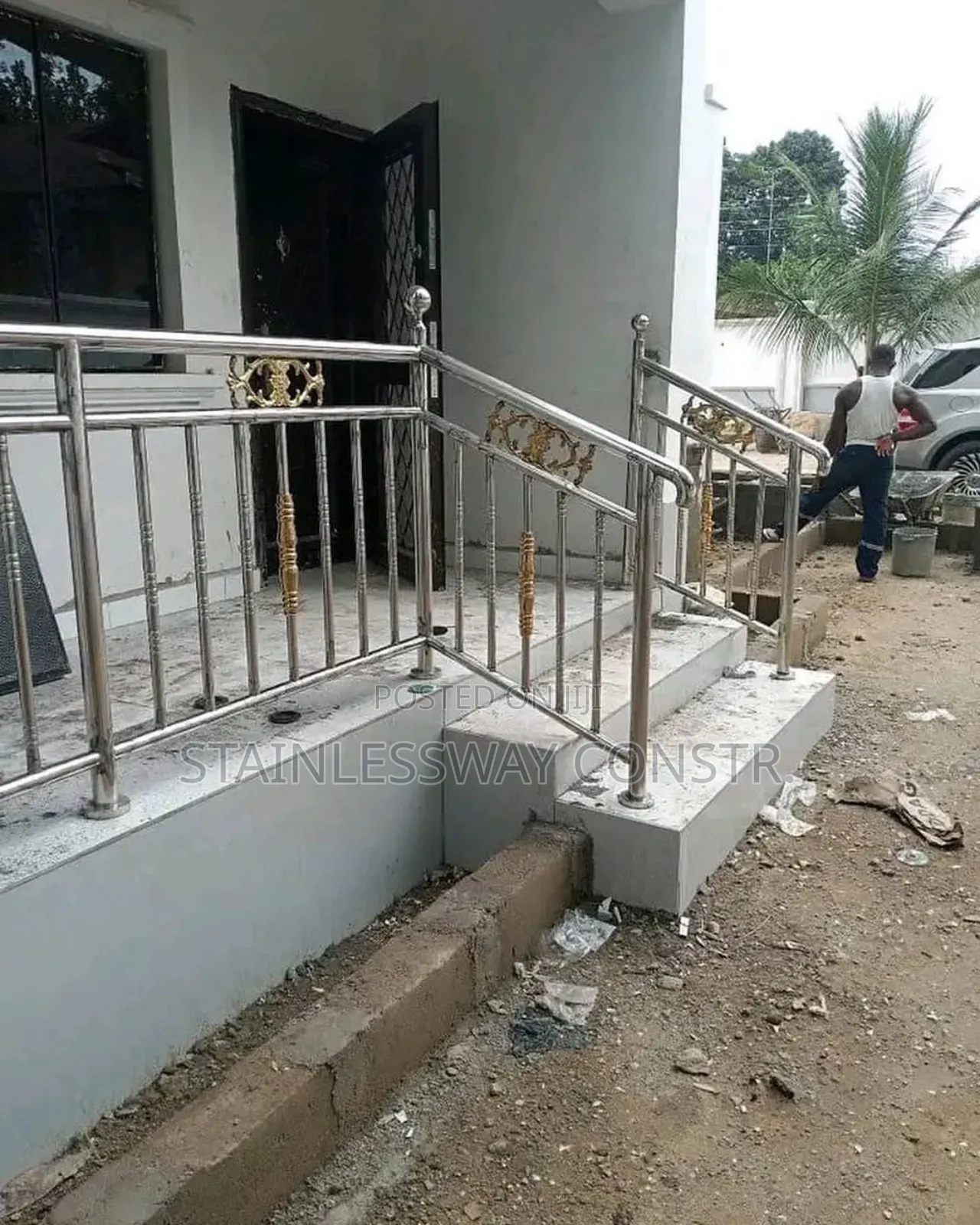 Stainless Railing Index Entrance Railing