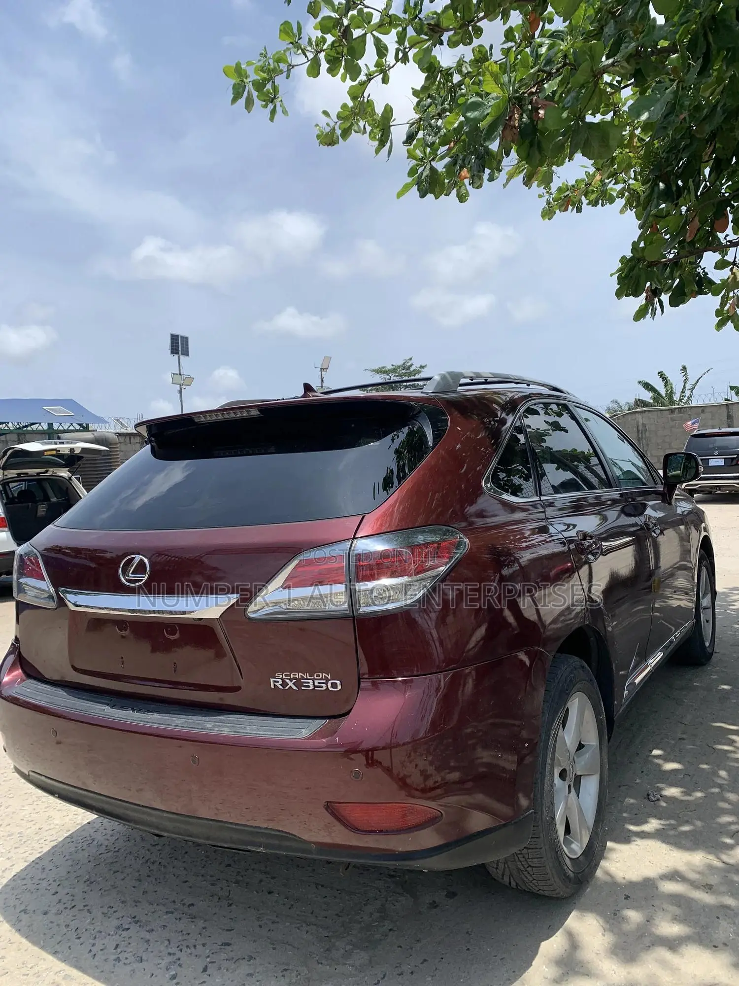 Lexus RX 350 2013 Burgundy