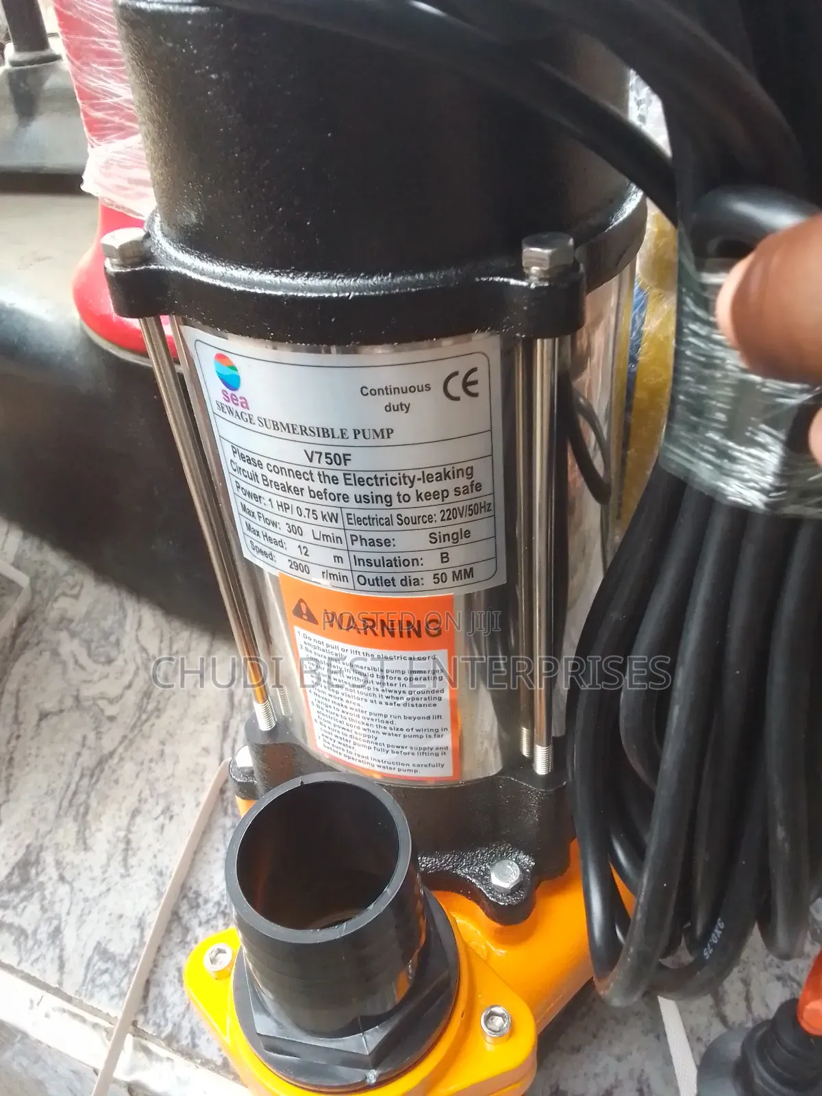 Sewage Pump 2hp Submersible