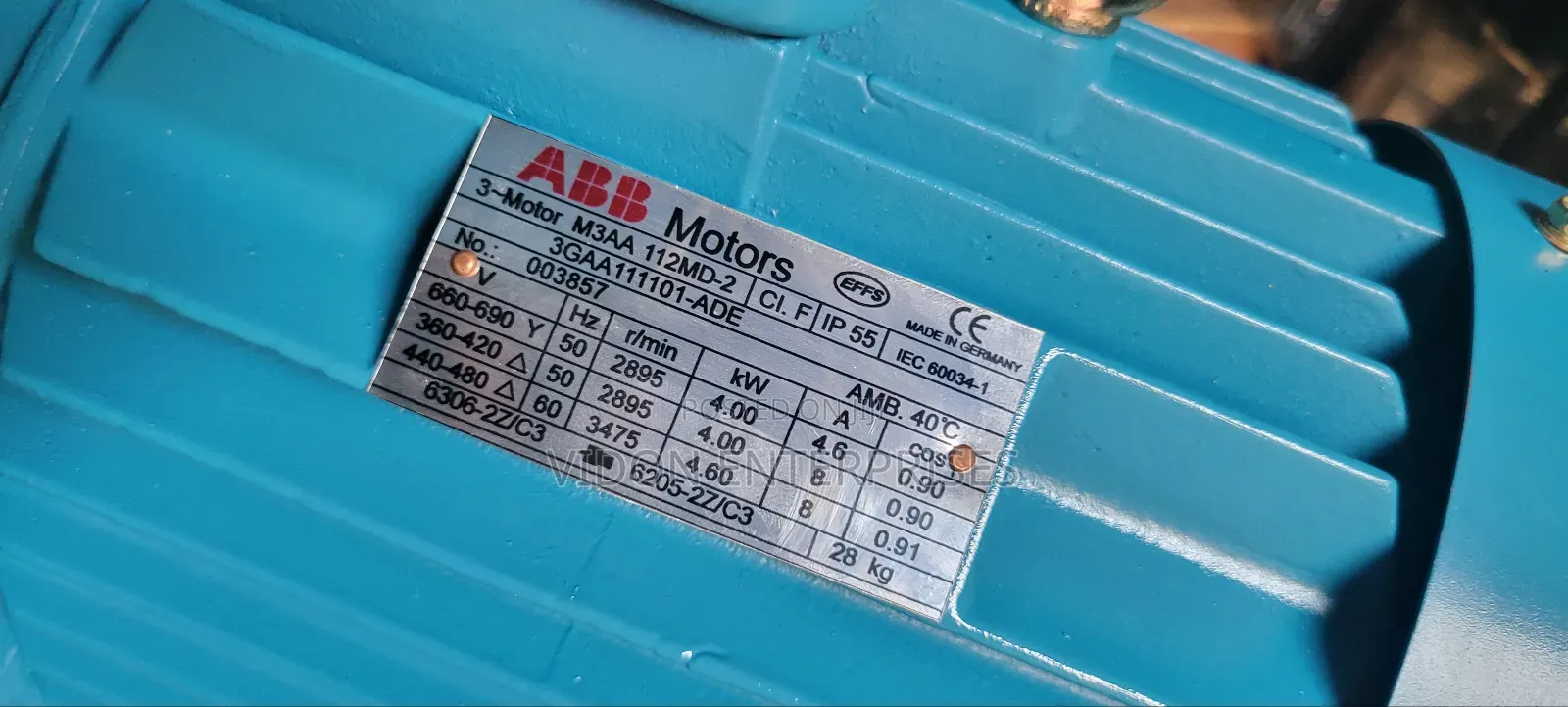 5.5hp Abb Electric Motors