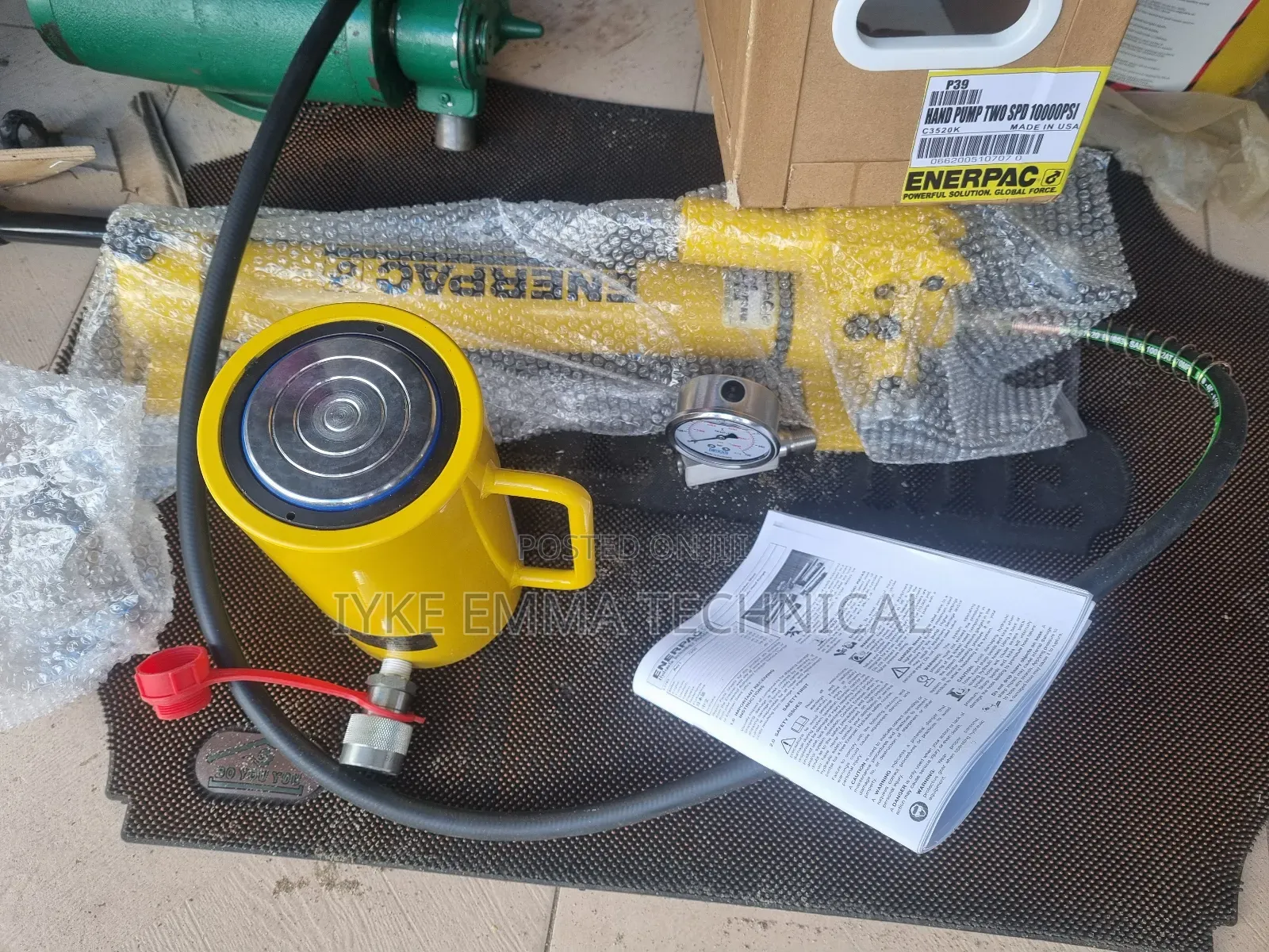 100tons Hydraulic Jack and Pump Complete
Set Enerpac