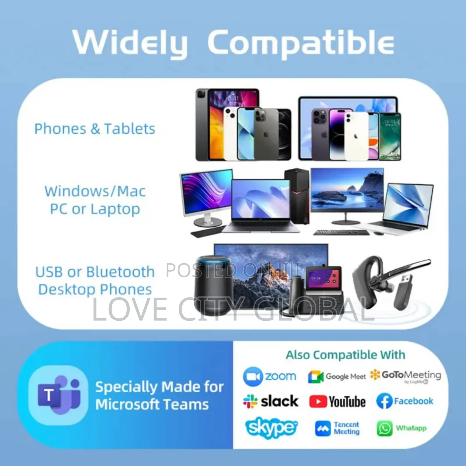Wireless Headset Mic Usb Dongle Microphone for Multipurpose