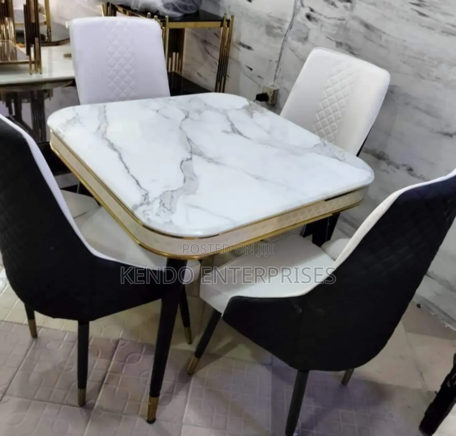 Dining Table Set and Strong 4 Chairs