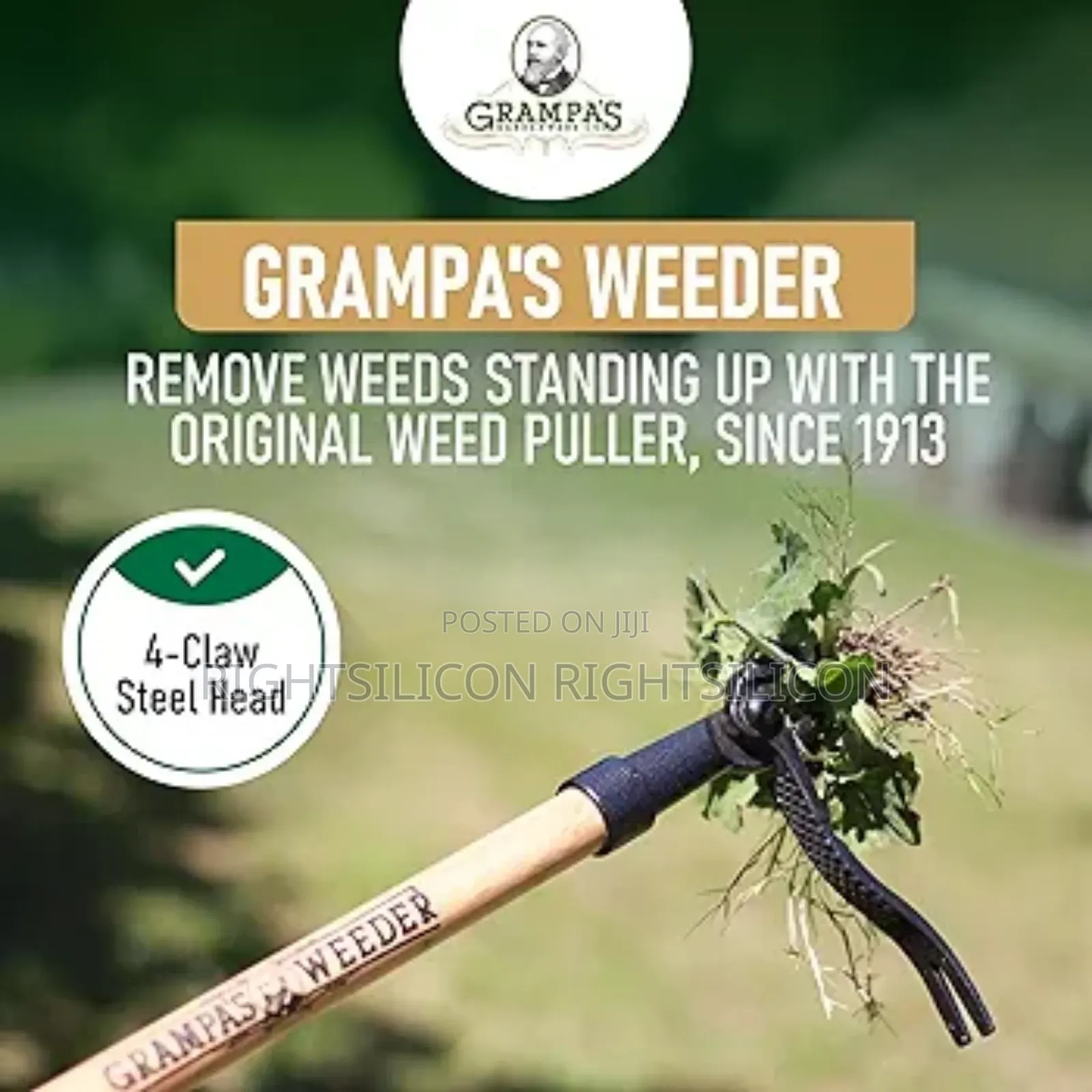 Usa Grampa's Weeder - The Original Stand Up Weed Puller