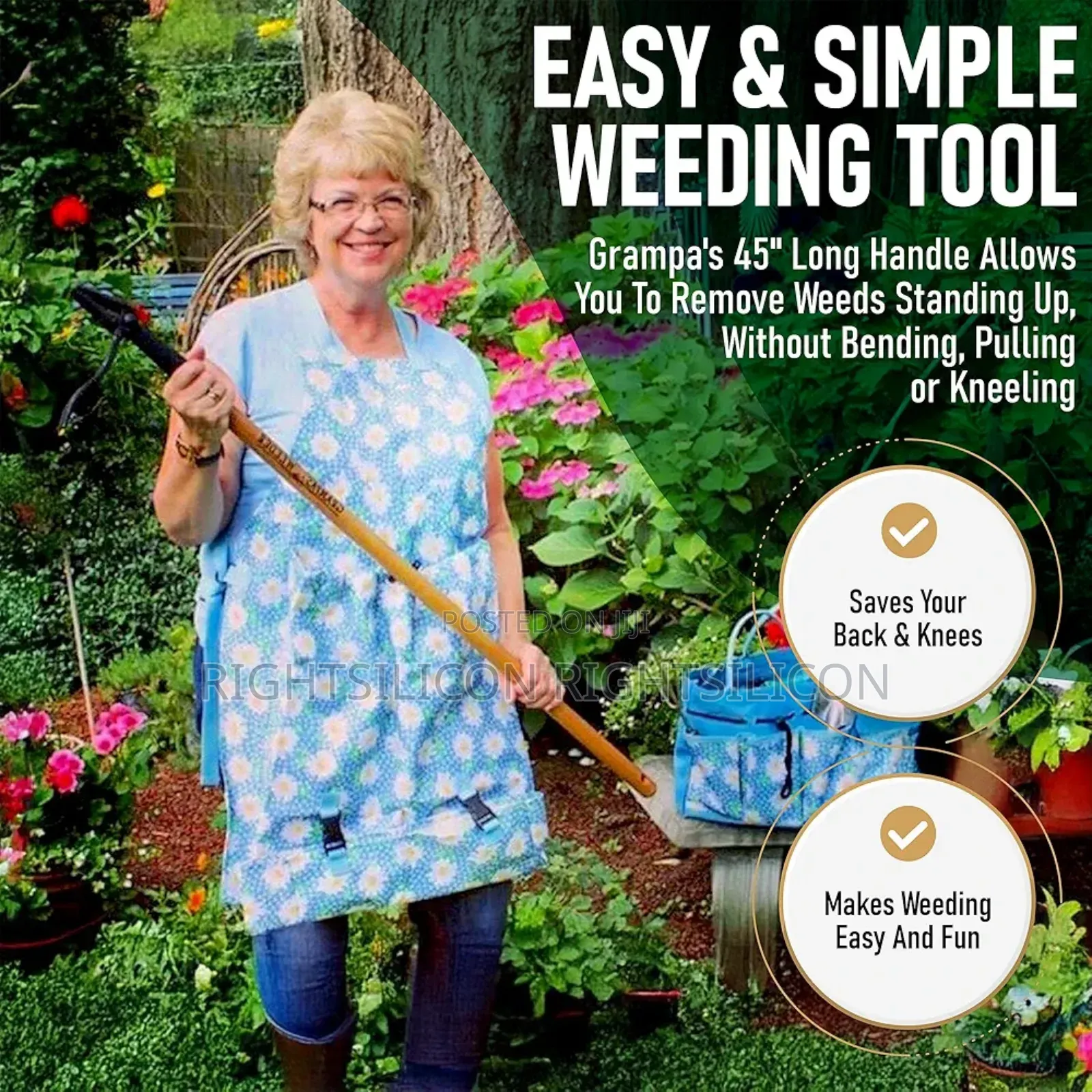 Usa Grampa's Weeder - The Original Stand Up Weed Puller