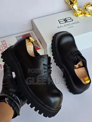 Chunky Matte Leather Shoes