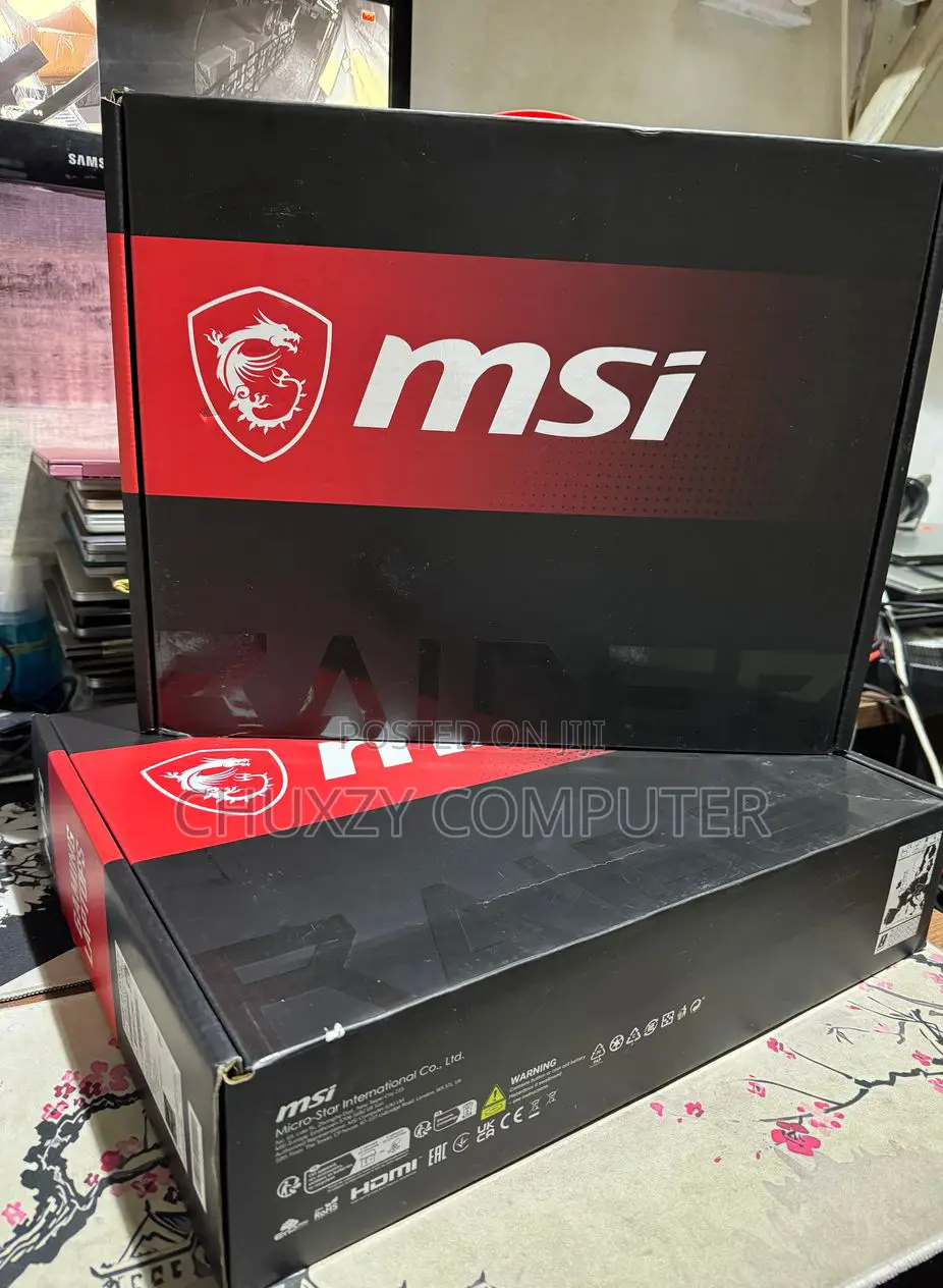New Laptop MSI 32GB Intel Core I9 SSD 1T