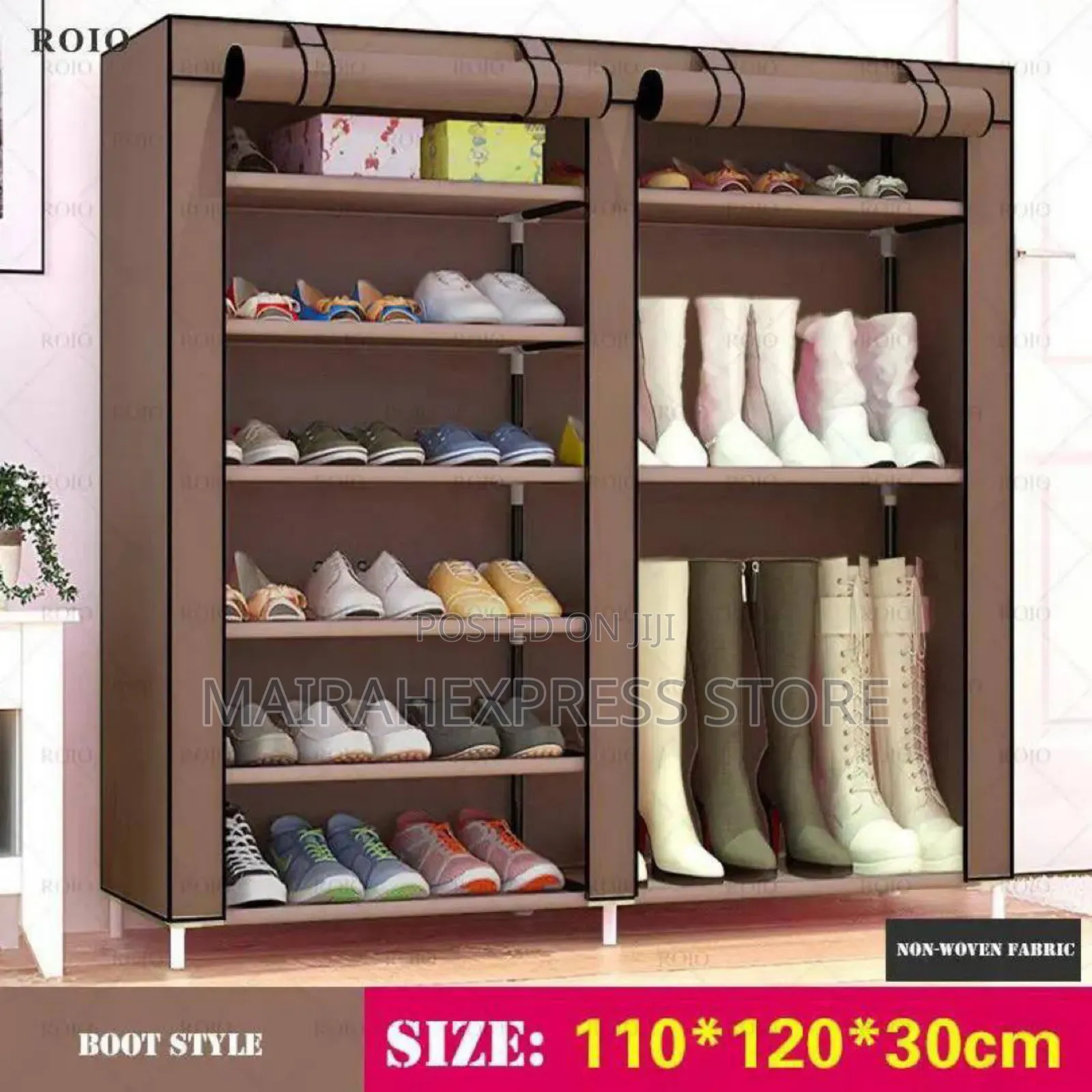 Double Side 30pair Shoe Rack