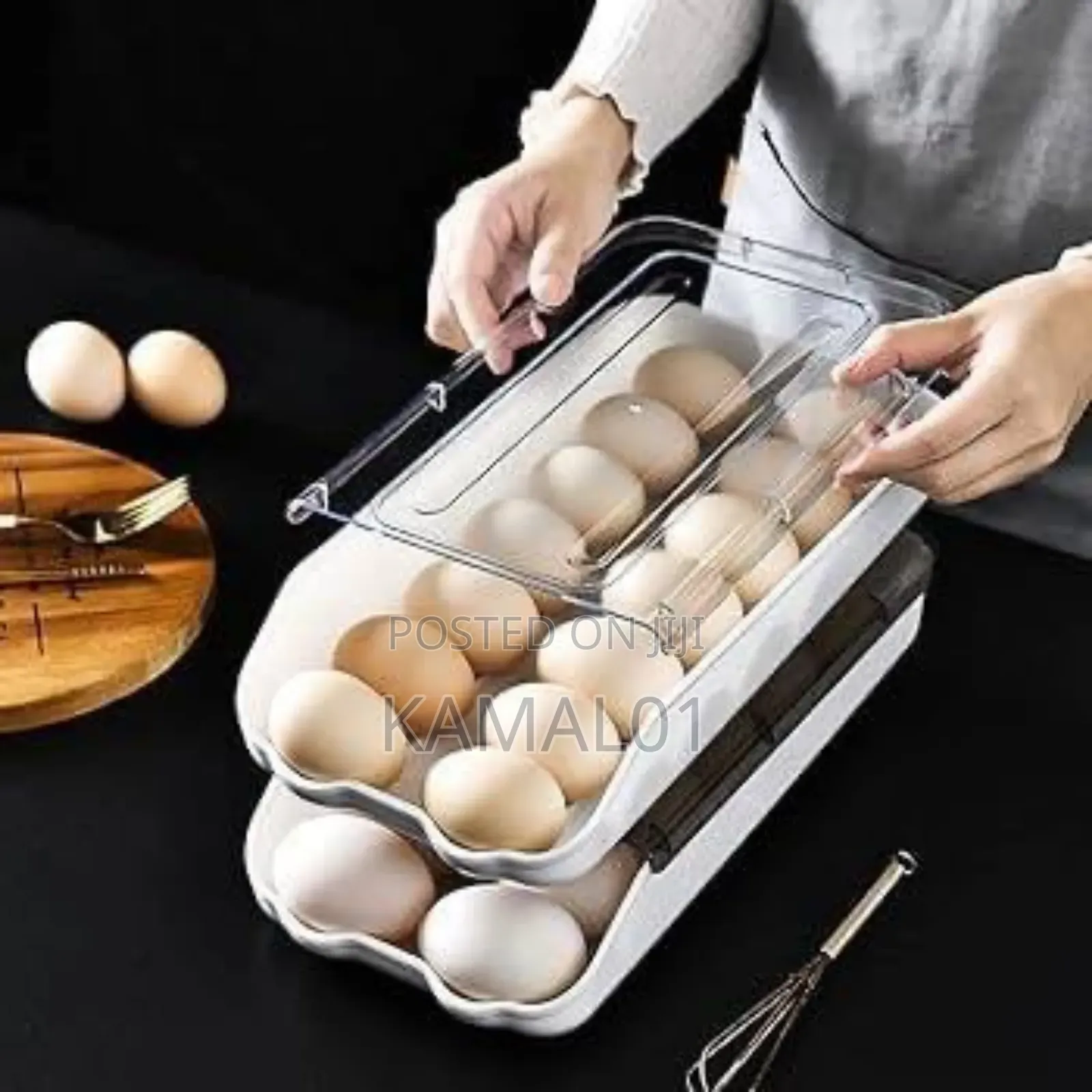 Kitchen Plastic Egg Rack, Egg Storage For Refrigerator