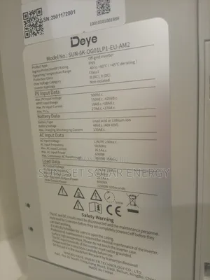 Deye Inverter 6kva MPPT 150a With Warranty.