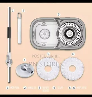 Automatic Self Rotating Spin Mop and Bucket
