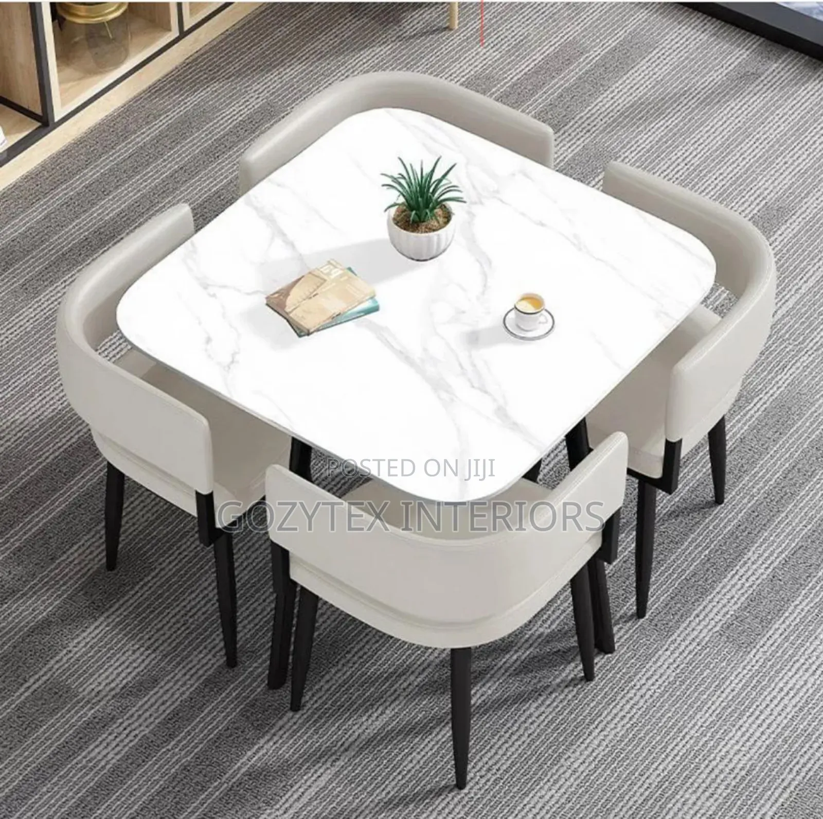 Portable Marble Dinning Set
