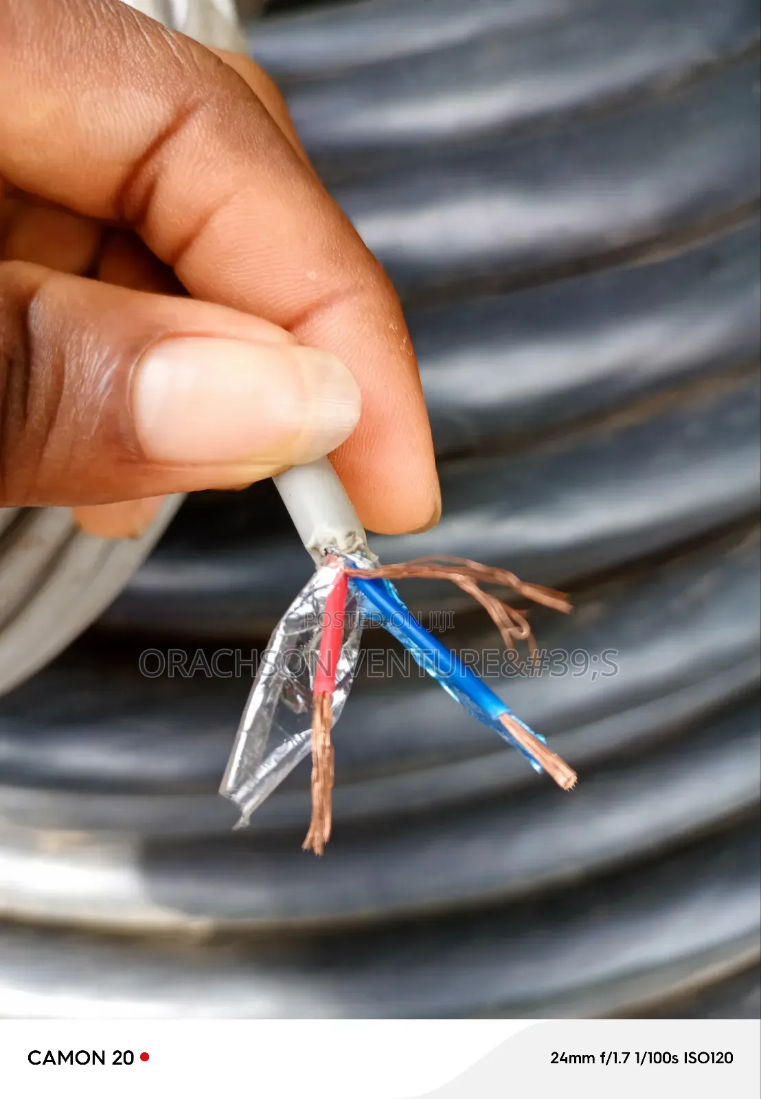 1mx2core Shielded Screen Cables All Size