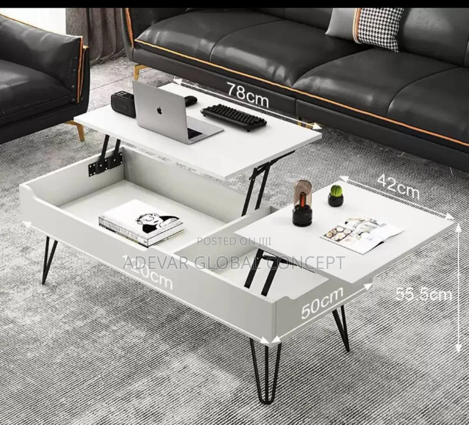 Foldable Multifunctional Nordic Center Coffee Table