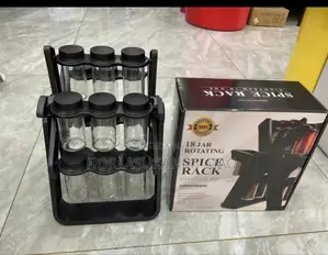 18pcs Jar Rotating Spice Rack