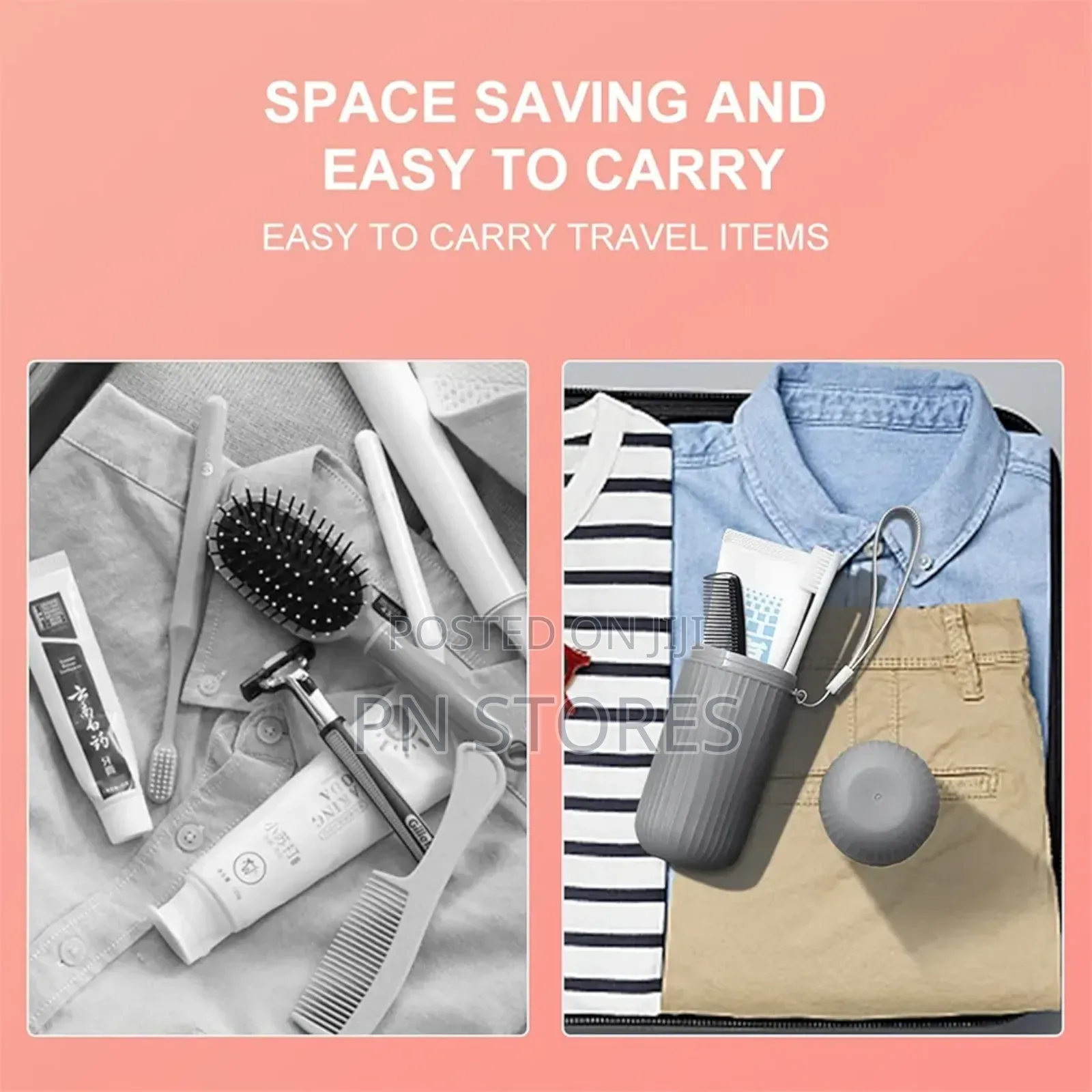 Portable Toothbrush and Toothpaste Holder