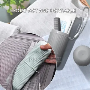 Portable Toothbrush and Toothpaste Holder