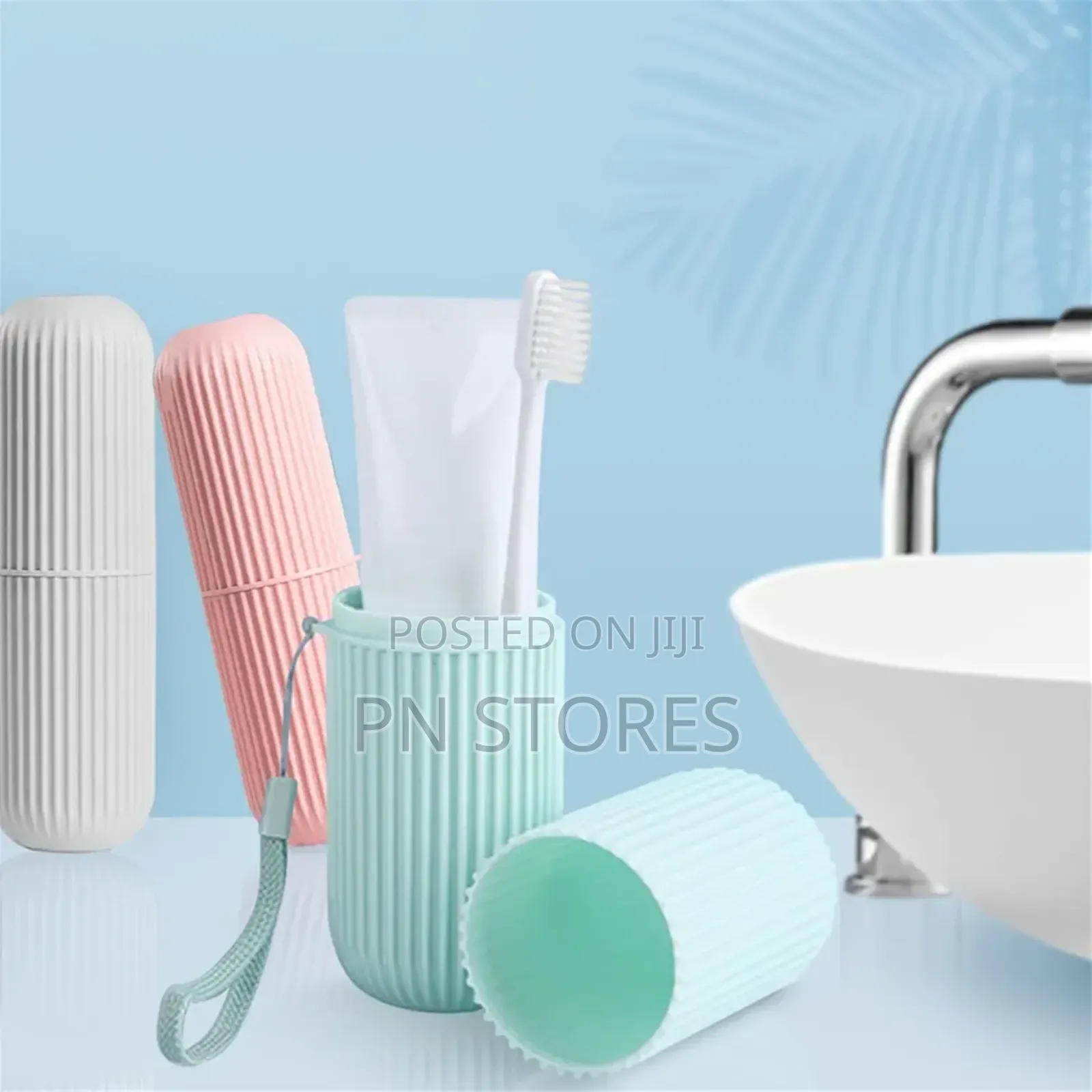 Portable Toothbrush and Toothpaste Holder