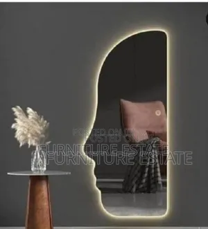 Modern Led Light Mirror With Plastic Frame