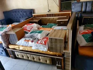 6 by 6 Wooden Light Bed Frame