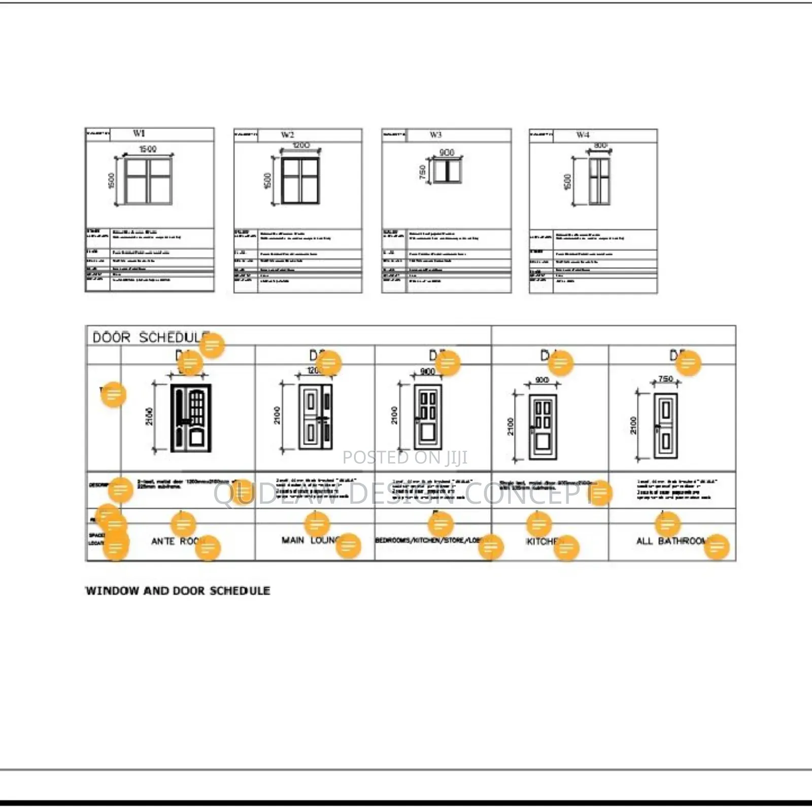 House Design ( Full Architectural Drawing)