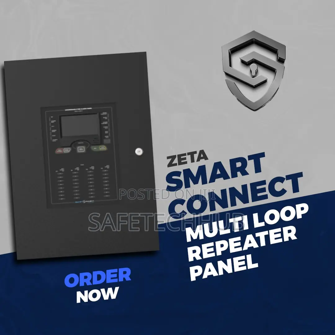 Zeta Addressable Fire Alarm Smart Connect Multiloop Repeater Panel