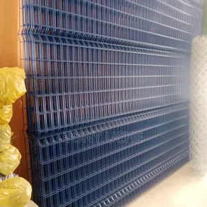 Blue Panel Mesh Wire