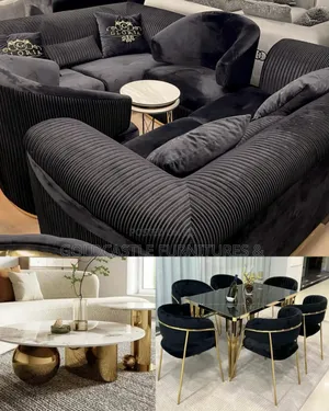 Combo Deal.Turkish Sofa Set, Center Table,Stool Dining Set