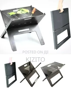 Foldable X Shape BBQ Charcoal Grill