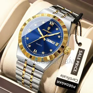 Poedagar Waterproofs With Sapphire Glass Wristwatch