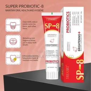 Sp-8 Teeth Whitening Toothpaste Probiotics